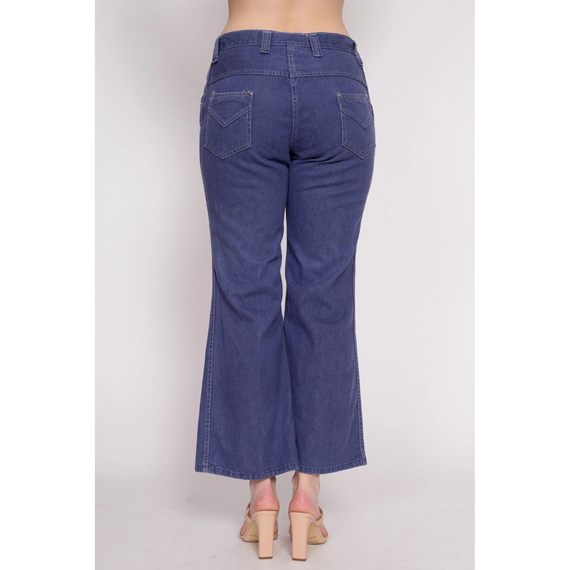 70s Soft Denim Bell Bottoms - Medium, 31"