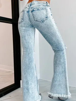 Acid Wash Bell Bottoms