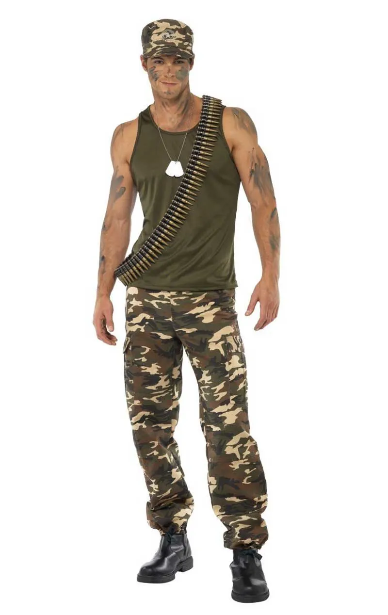 Adult Khaki Camo Costume