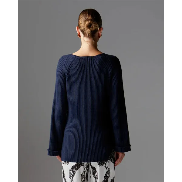 Bluebell Rib Tunic - Navy