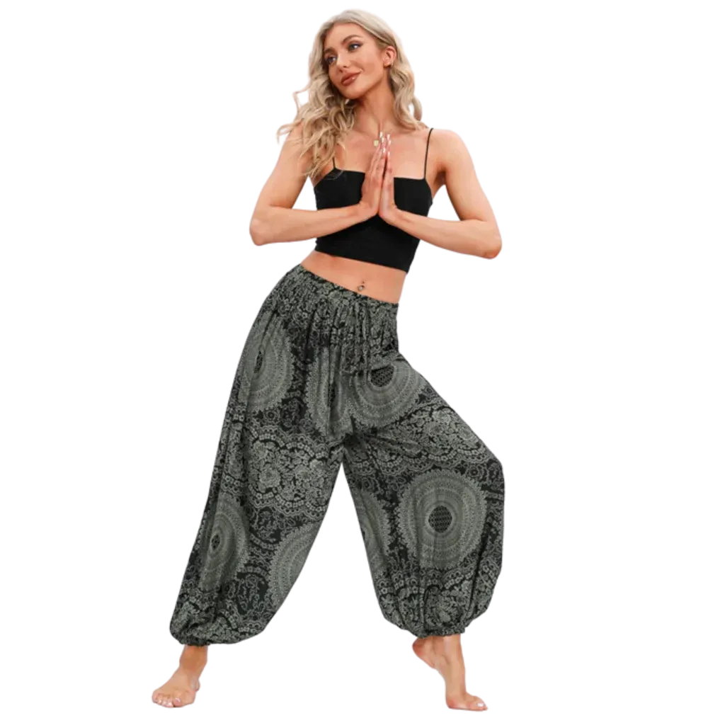 BOHEMIAN MANDALA YOGA HAREM PANTS WOMEN