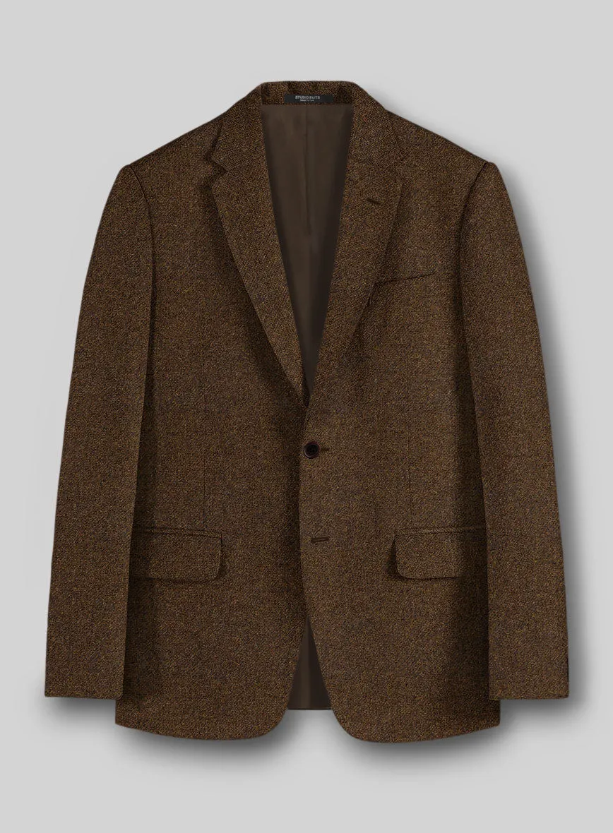 Bramble Brown Heavy Tweed Suit