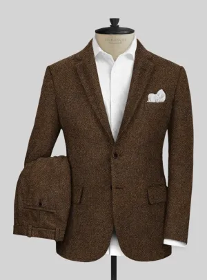 Bramble Brown Heavy Tweed Suit