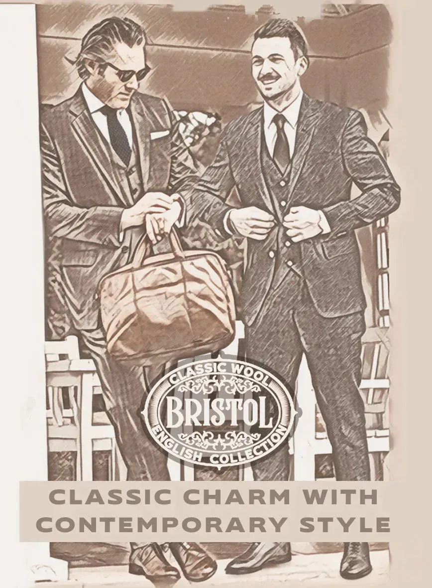 Bristol Igri Blue Checks Suit