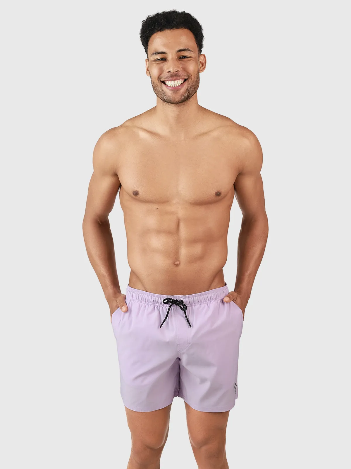 Bru-conic Men Swim Shorts | Lilac