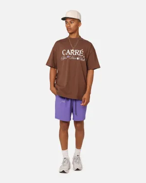 Carre Pace Nylon Shorts Purple