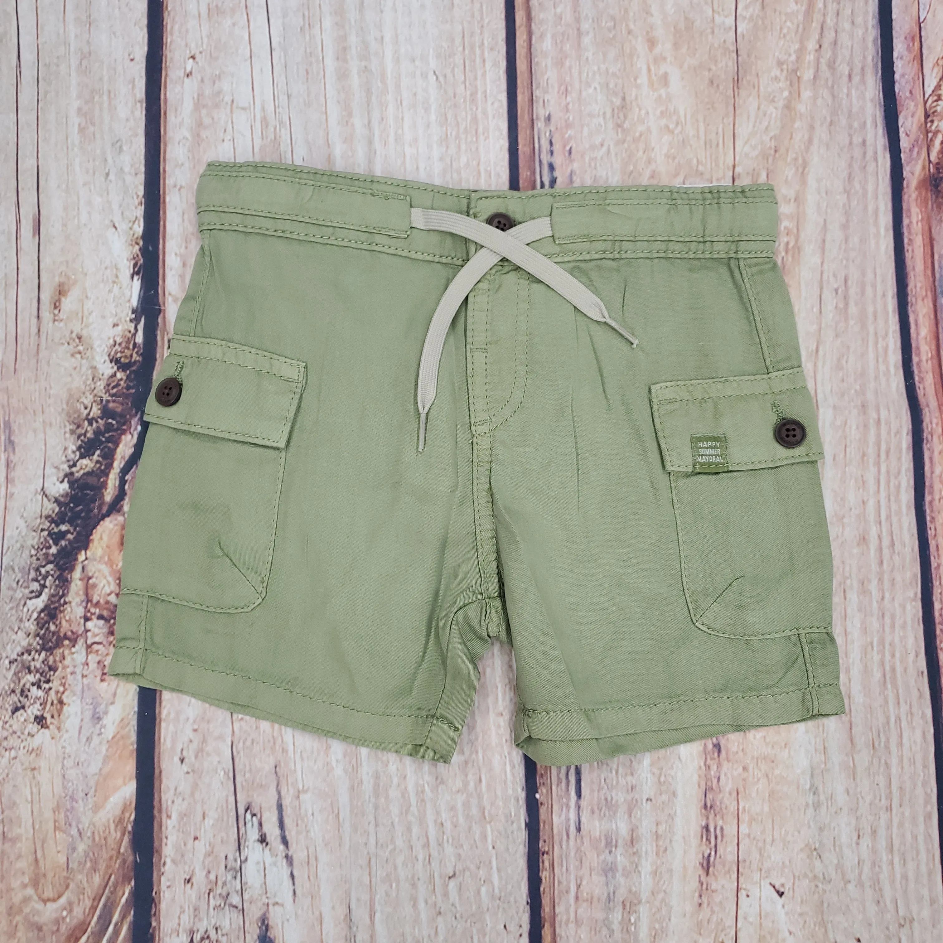 CLEARANCE Mayoral Green Cargo Shorts