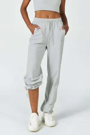 CloudFleece™ Wide Leg Sweatpant-Lt Flecked Grey