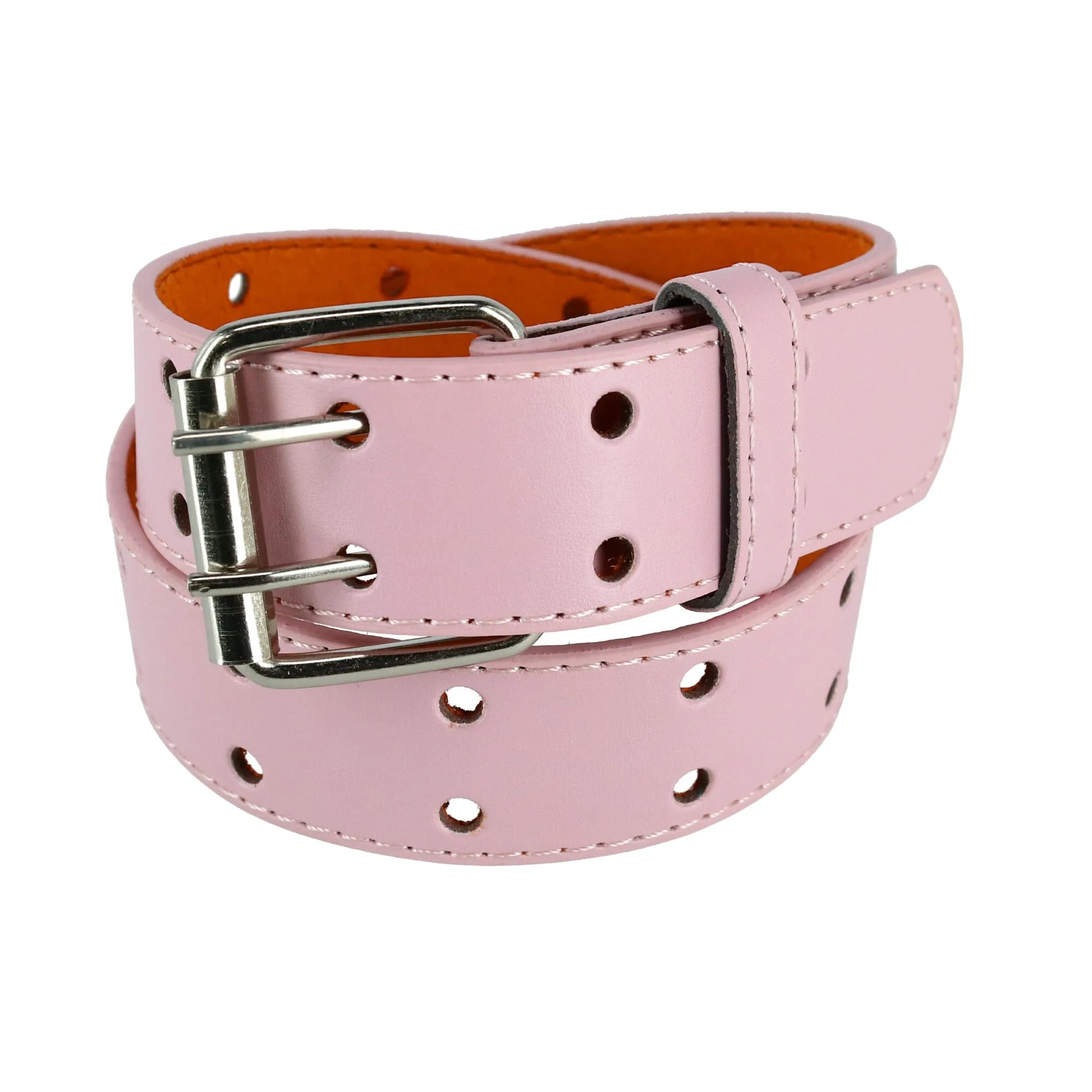 CTM® Kids' Leather Two Hole Jean Belt