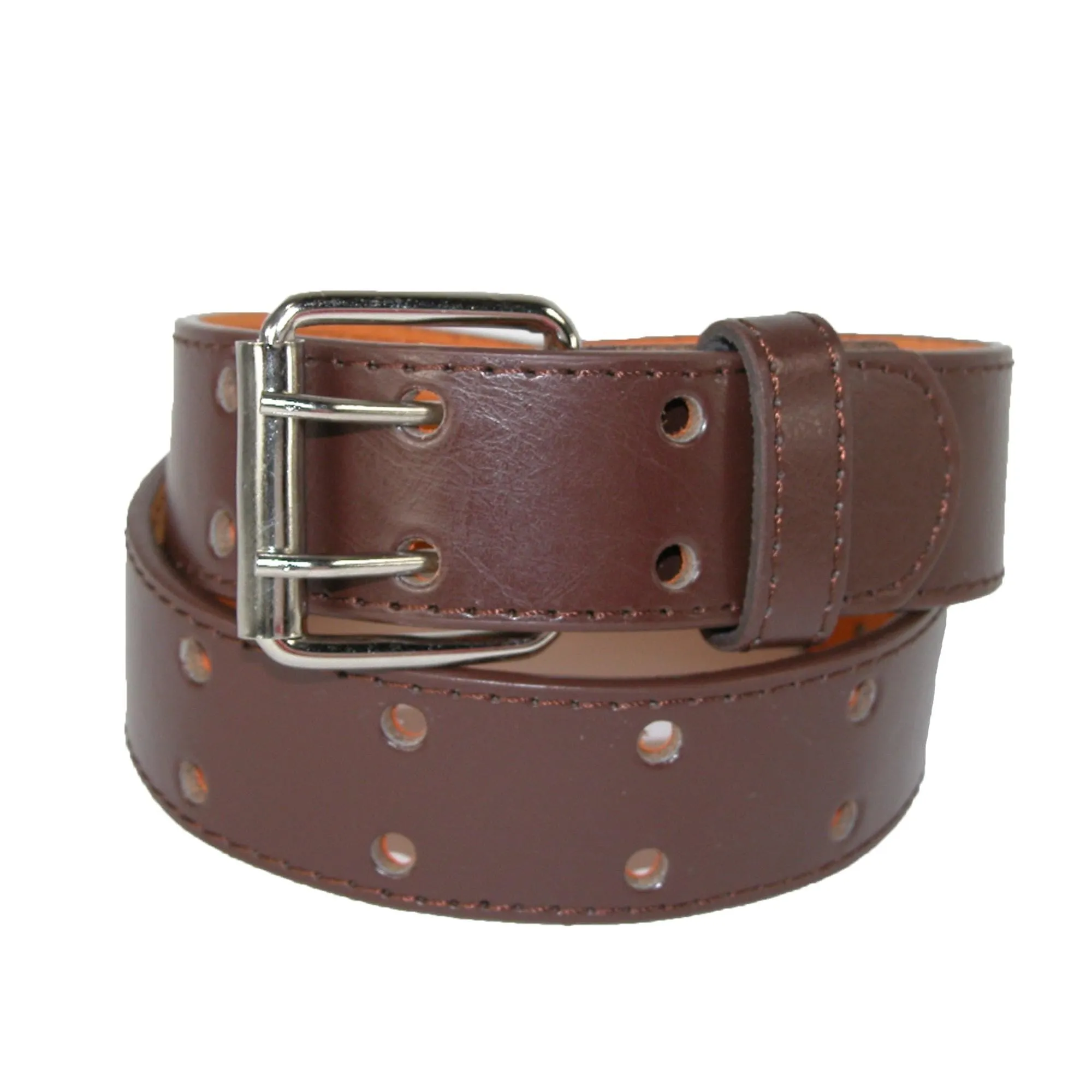 CTM® Kids' Leather Two Hole Jean Belt