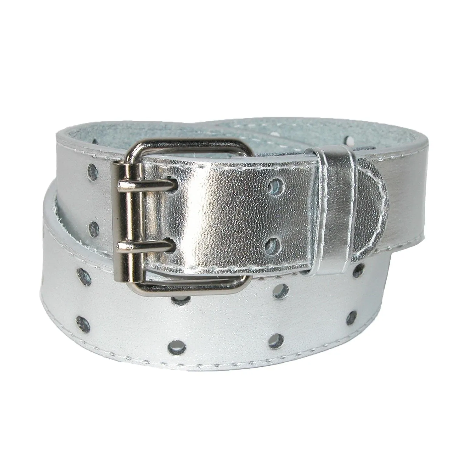 CTM® Kids' Leather Two Hole Jean Belt