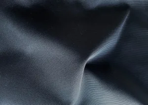 Finest Midnight Black Silk Faille (Made in Italy)