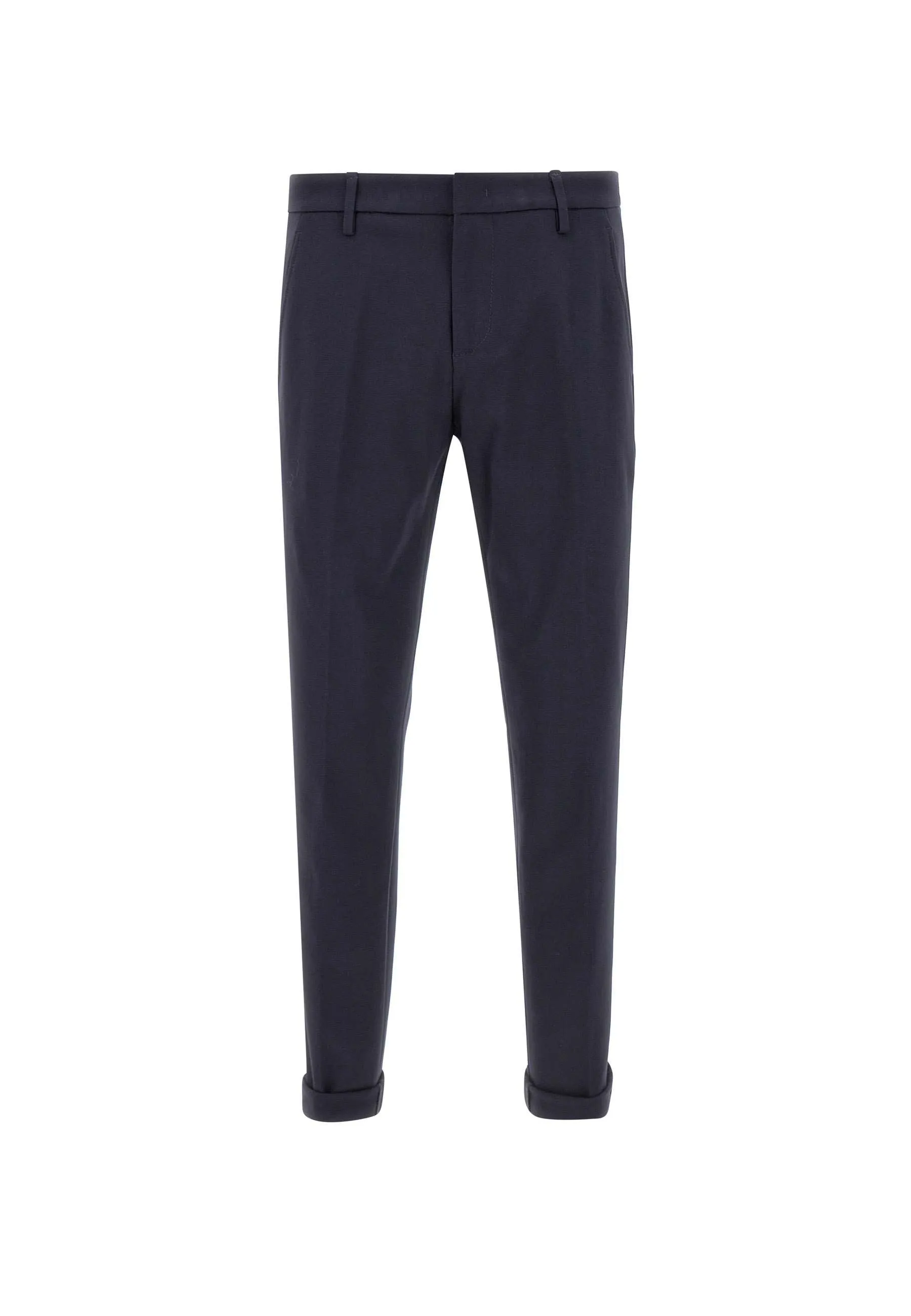 Gaubert Blue Viscose Trousers for Men