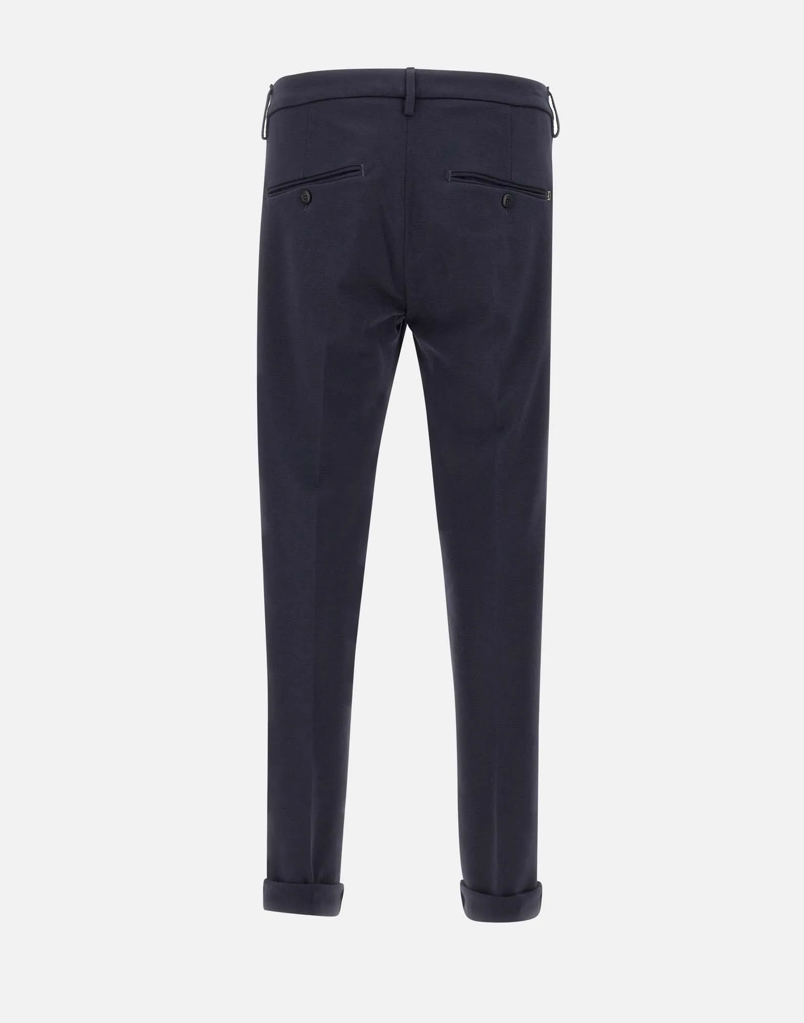 Gaubert Blue Viscose Trousers for Men