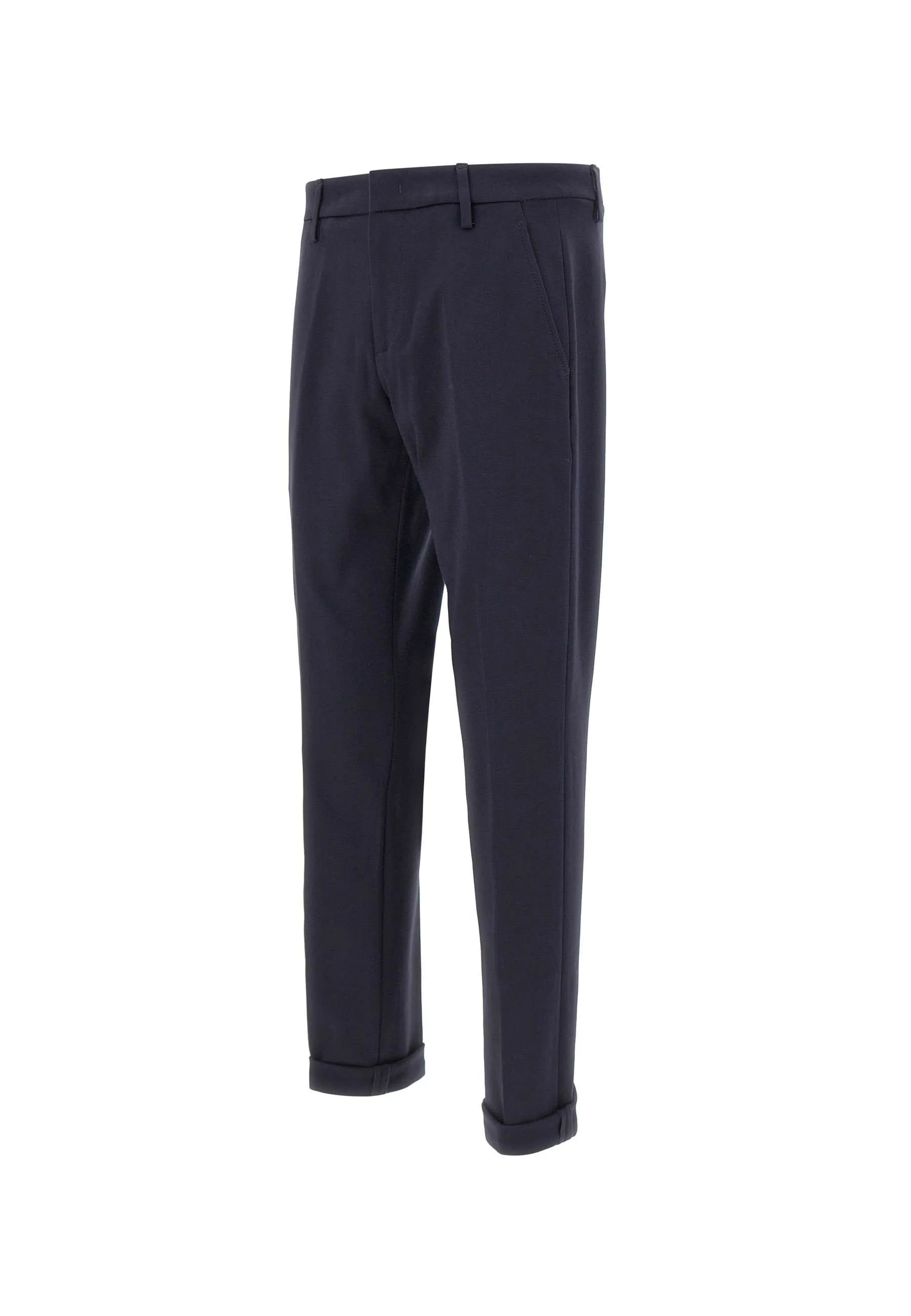 Gaubert Blue Viscose Trousers for Men