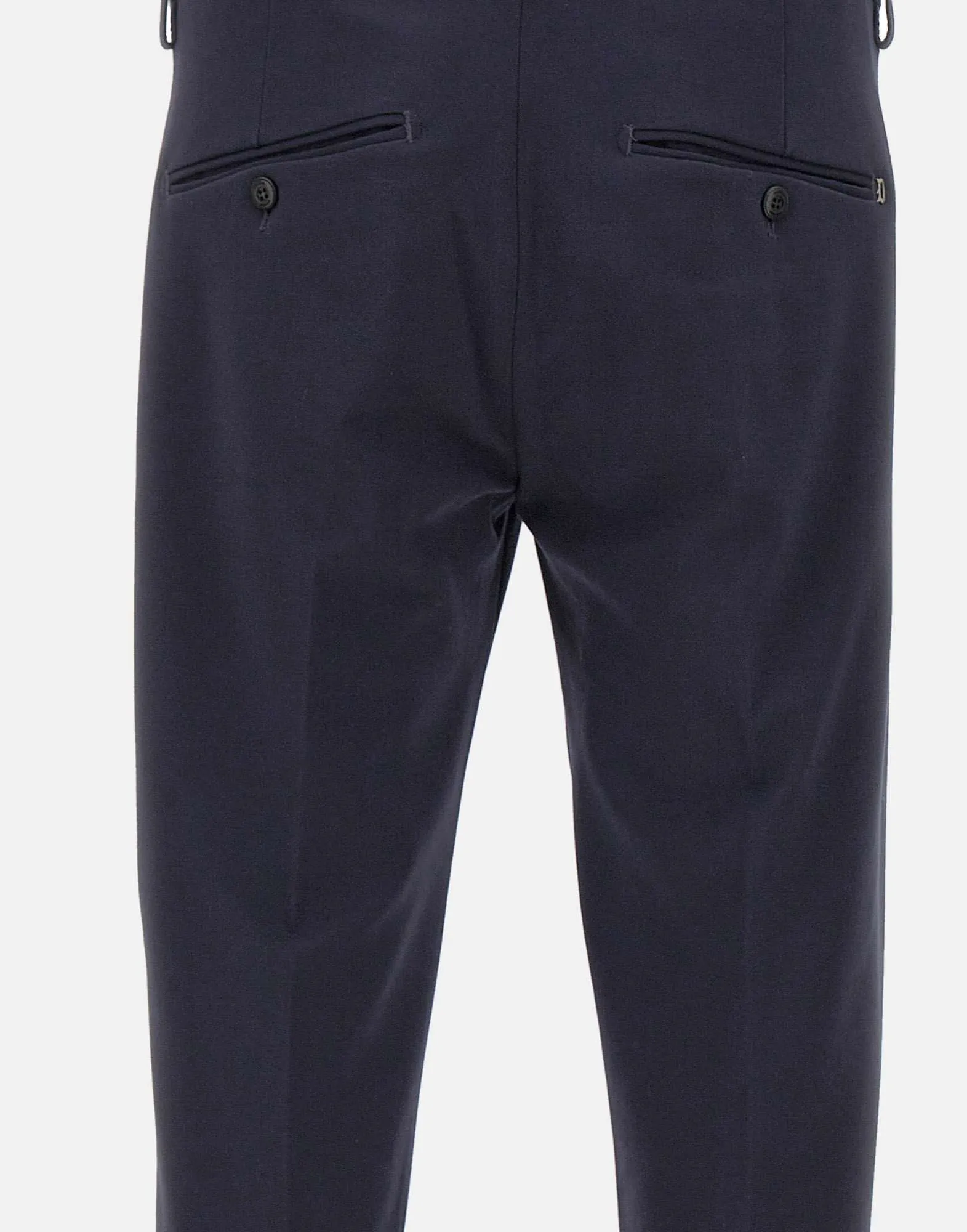 Gaubert Blue Viscose Trousers for Men