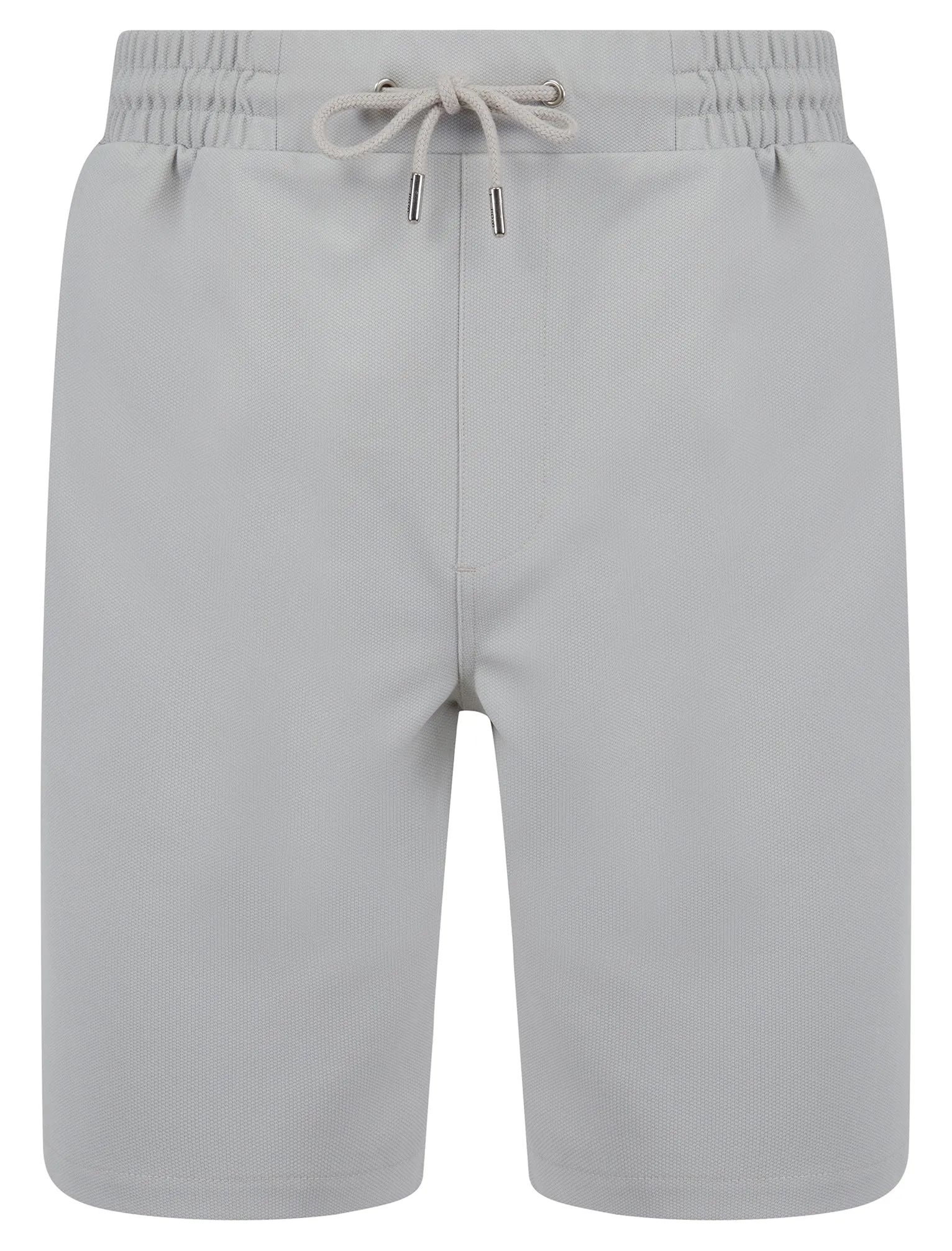 Gelato Stretch Fabric Jogger Shorts in Pumice Grey - Tokyo Laundry