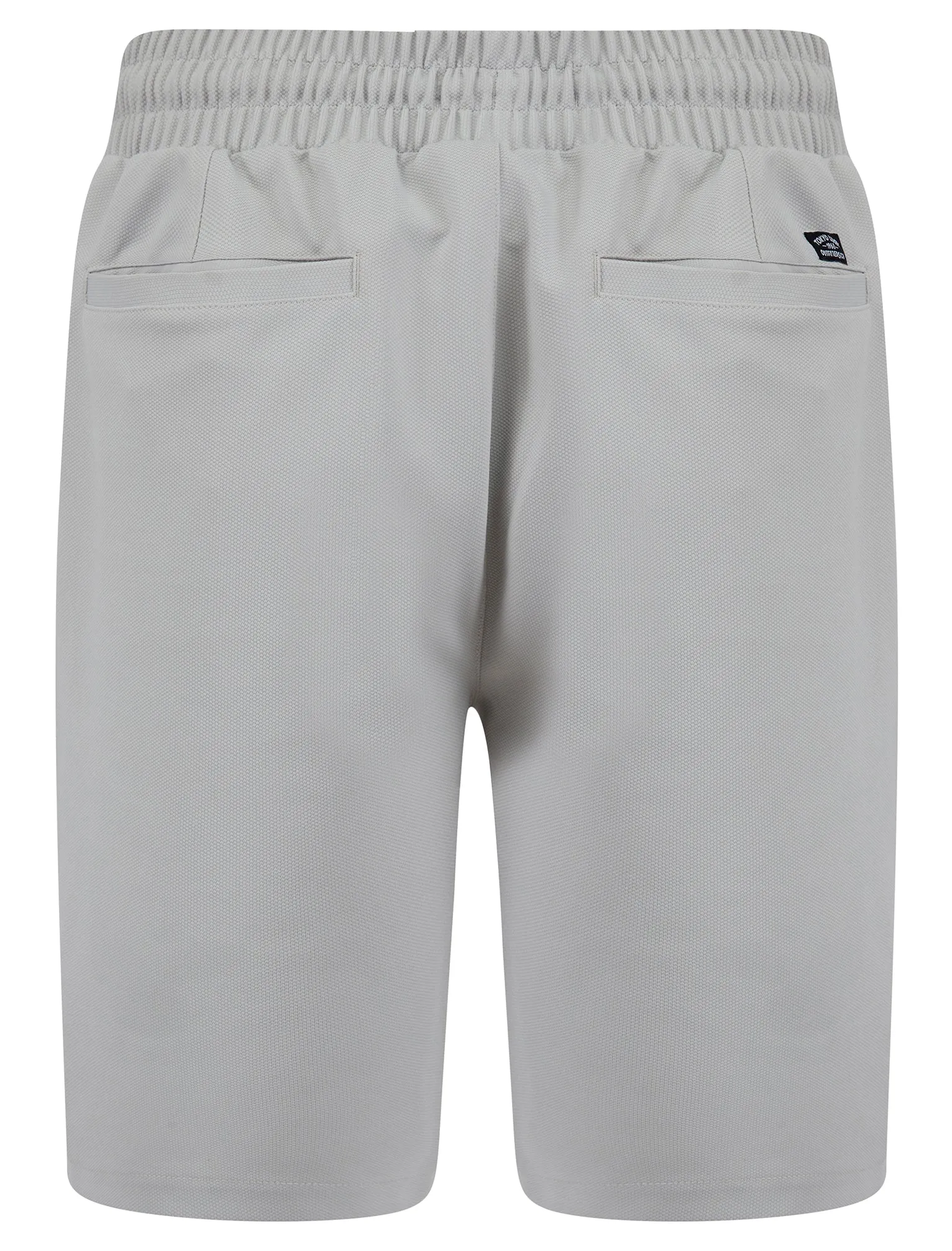 Gelato Stretch Fabric Jogger Shorts in Pumice Grey - Tokyo Laundry