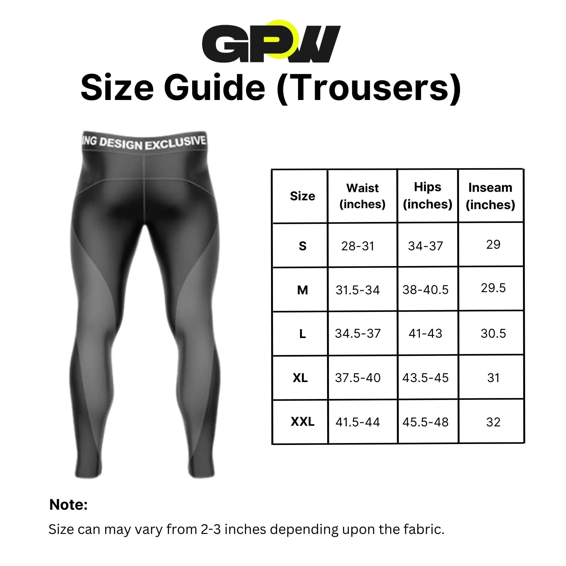 GPW Men’s Open-Bottom Workout Trousers with Zip Pockets and Lightweight Mesh