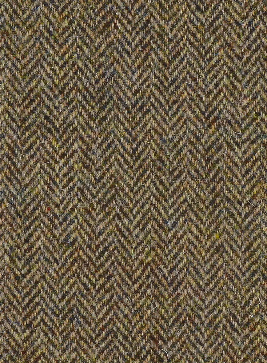 Harris Tweed Hebridean Brown Herringbone Pants