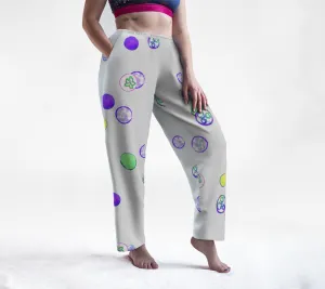 Insook Hwang's Art_Lounge Pants__Energyballs_gray#1_whiteband