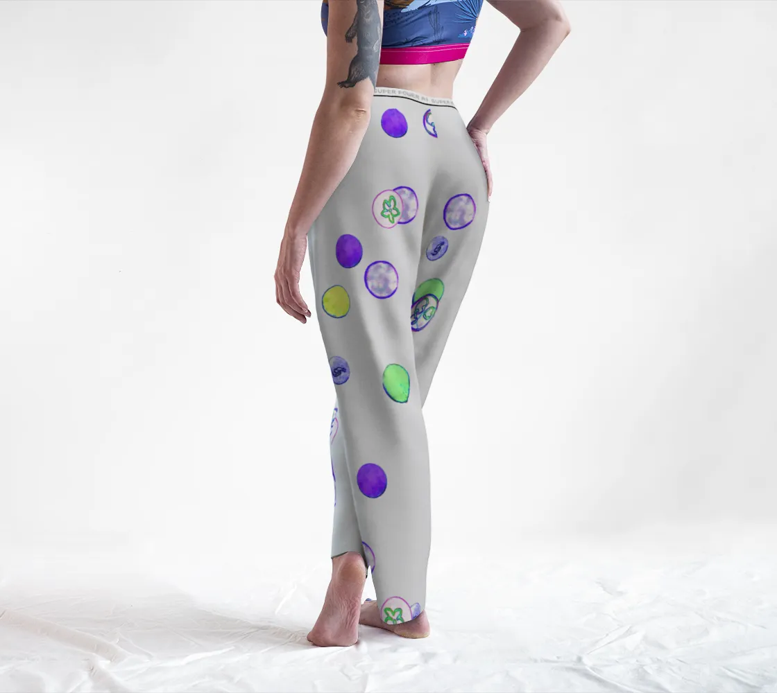 Insook Hwang's Art_Lounge Pants__Energyballs_gray#1_whiteband