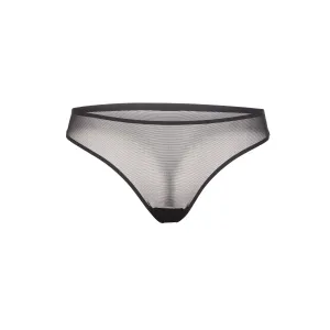 MESH BUILT UP THONG | ONYX