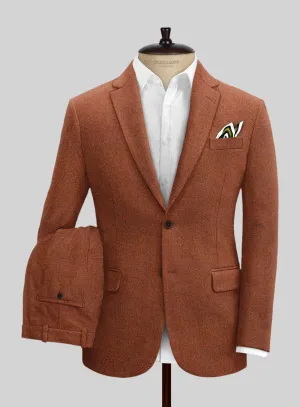 Naples Prego Rust Tweed Suit