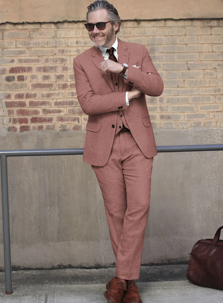 Naples Quartz Pink Tweed Suit