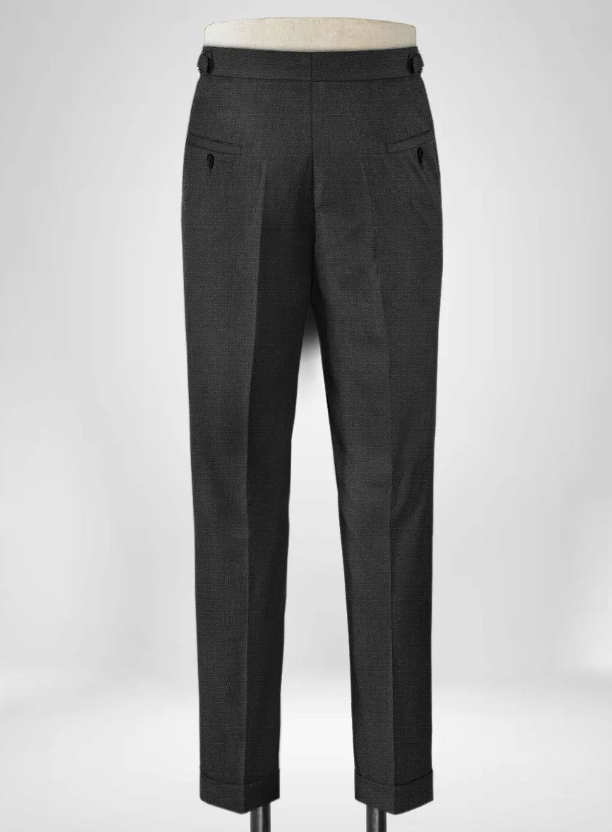 Napolean Bob Weave Gray Wool Highland Trousers