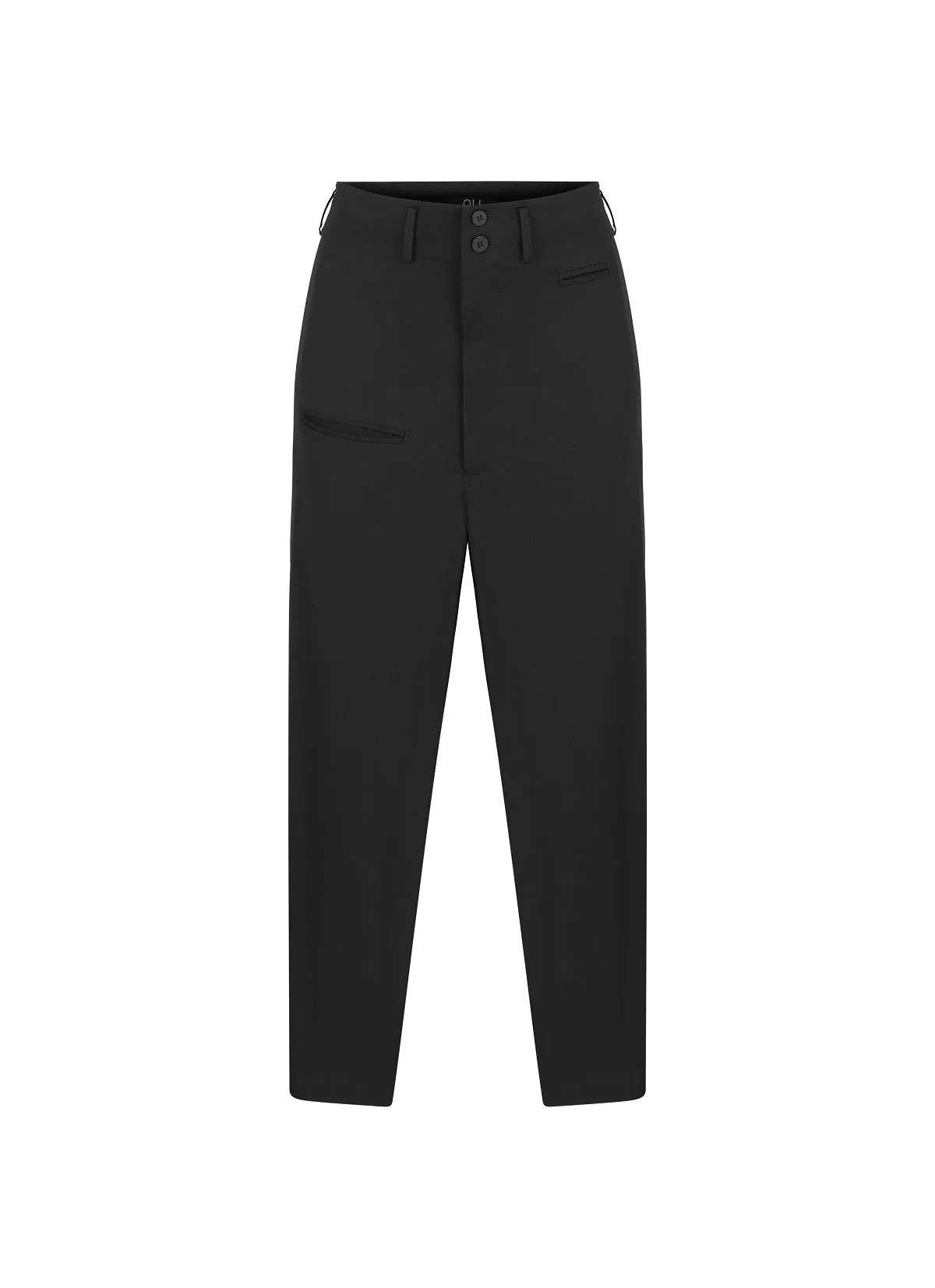 Nu High Waist Comfortable Fit Trouser Black