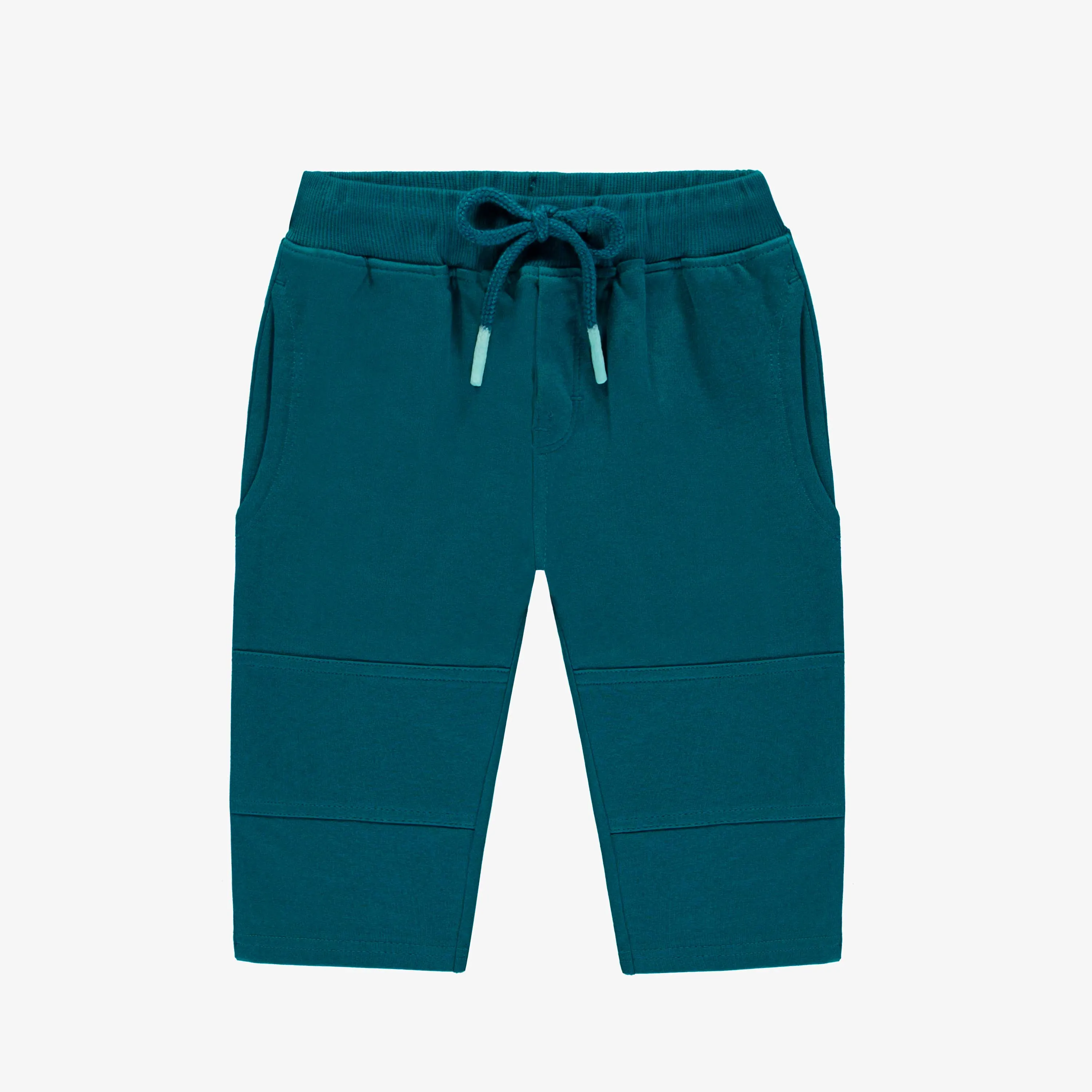 Pantalon turquoise style jogger, bébé || Turquoise jogger pants, baby