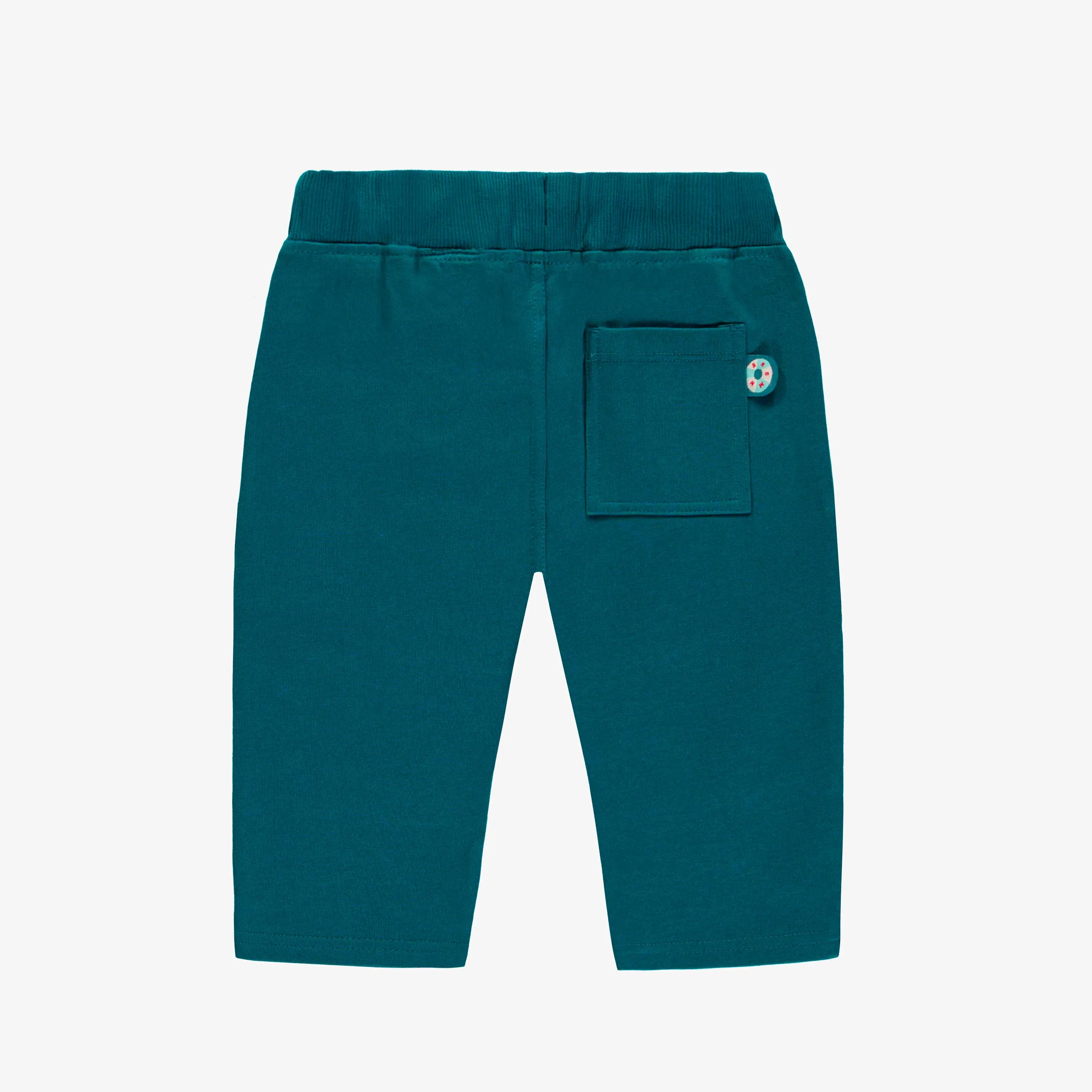 Pantalon turquoise style jogger, bébé || Turquoise jogger pants, baby