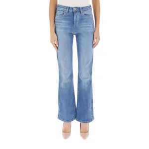 Pepe Jeans pantalone jeans da donna Flare a vita alta PL204733RI32 blu chiaro