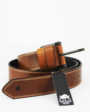 RAW Hyde Leather TAN BELT