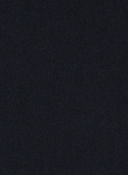 Rope Weave Dark Blue Tweed Pants