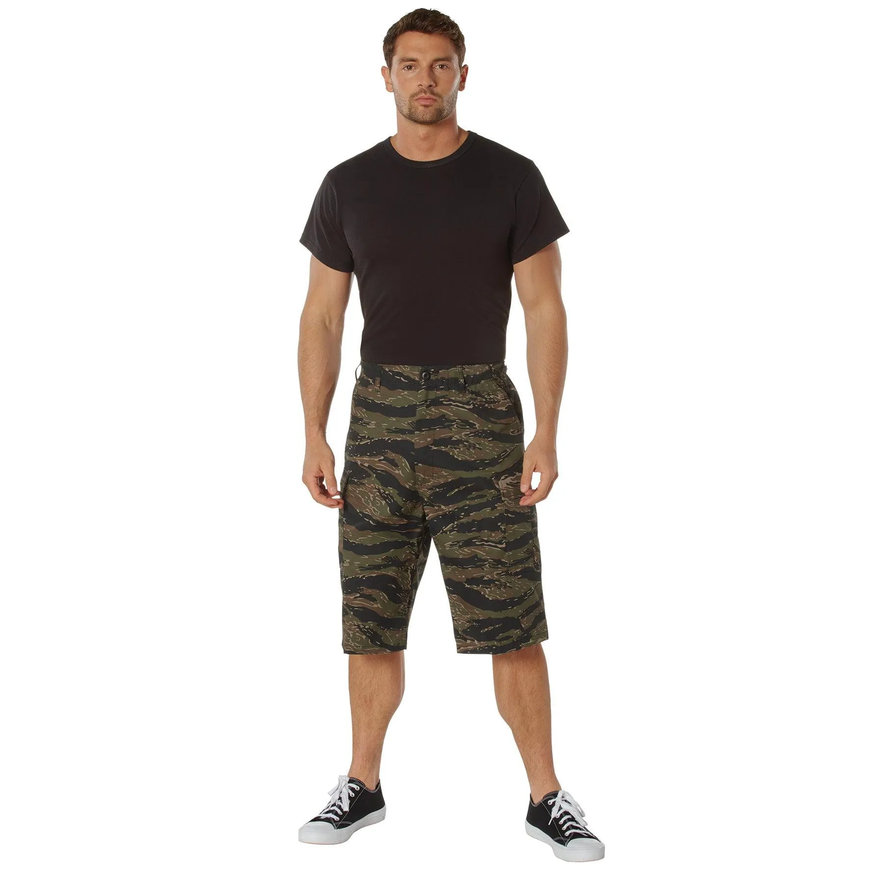 Rothco Long Length Camo BDU Shorts