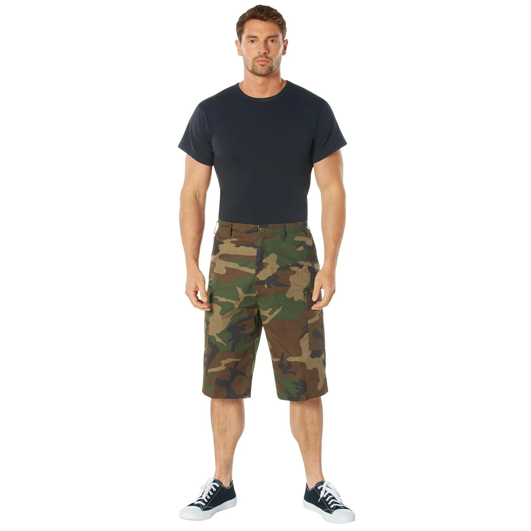 Rothco Long Length Camo BDU Shorts