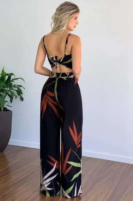 Sexy Summer Two Piece Pant and Top Set