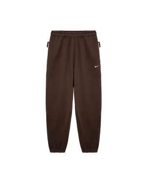 Solo Swoosh Fleece Sweatpant - Baroque Brown / White