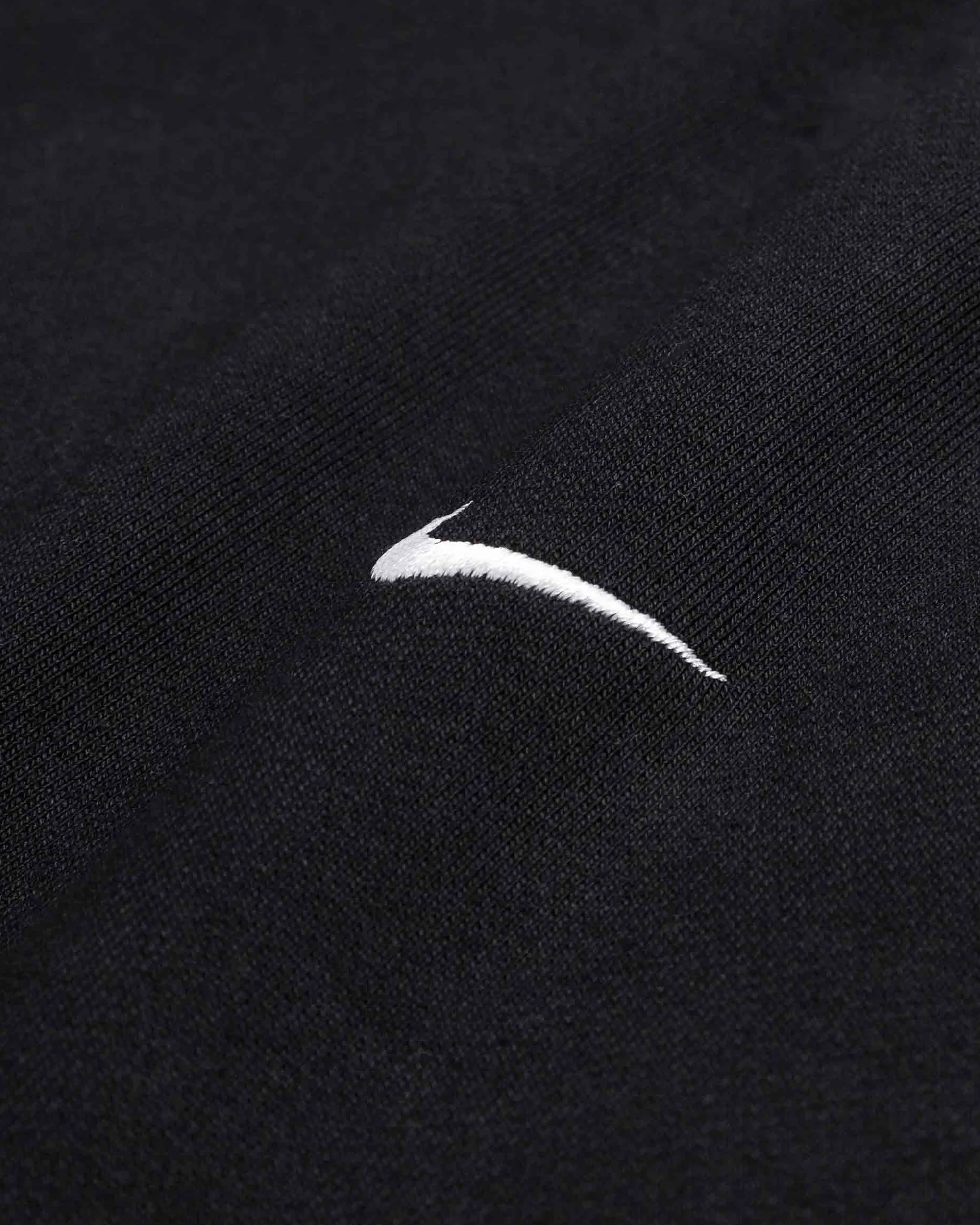 Solo Swoosh Open Leg Fleece Sweatpant - Black / White