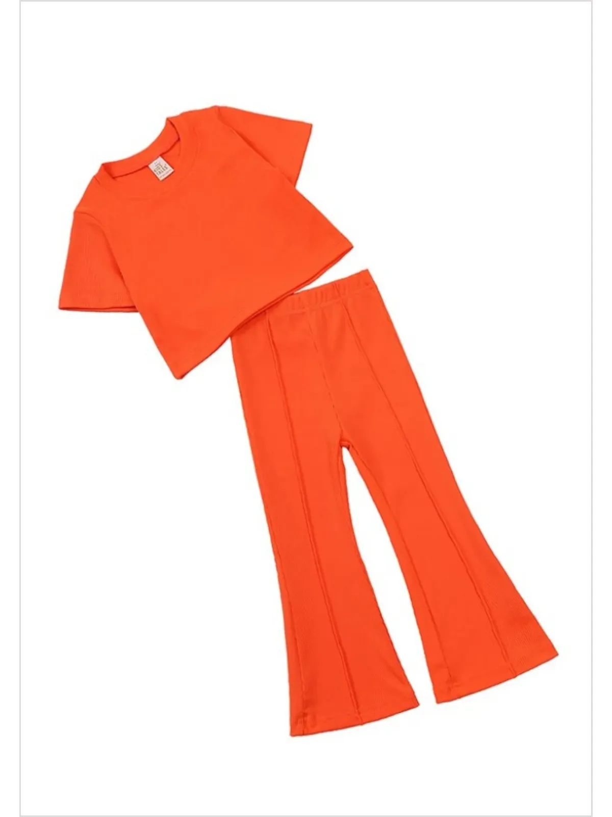 Summer Sorbet Top and Flare Pants Set