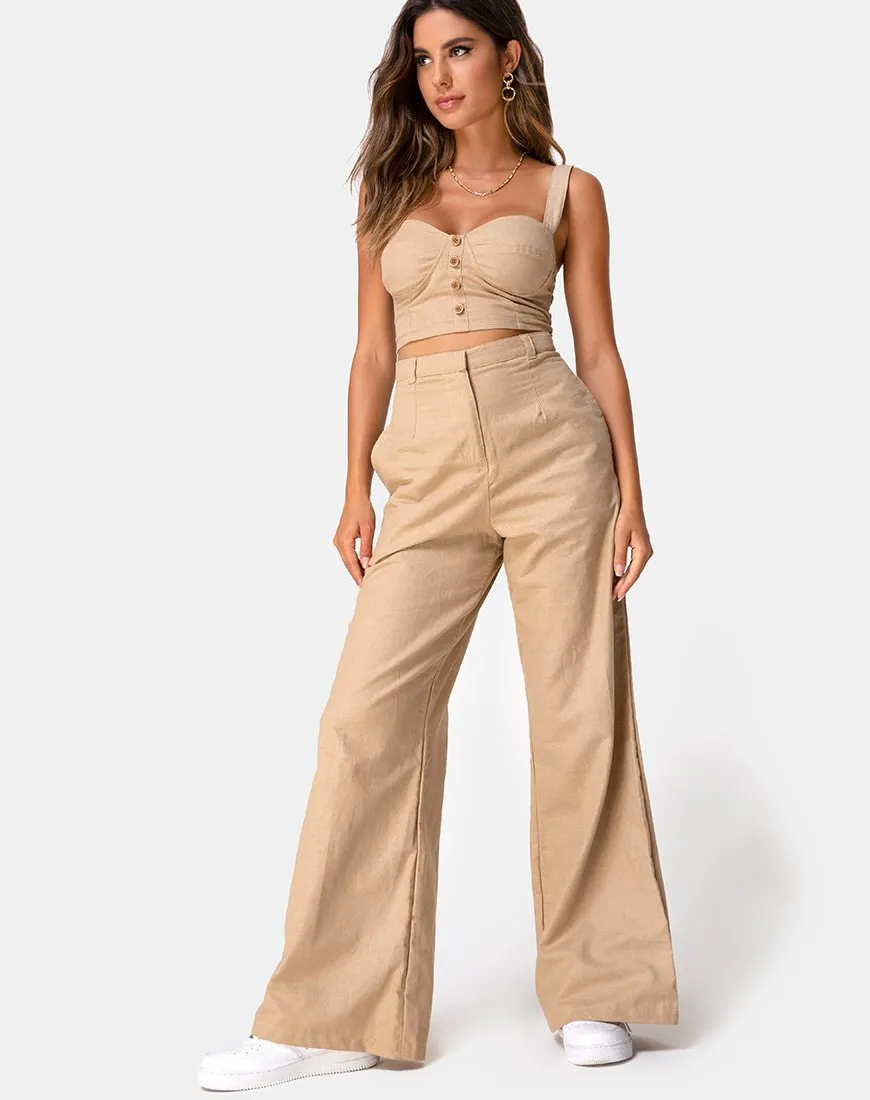 Tanira Trouser in Taupe