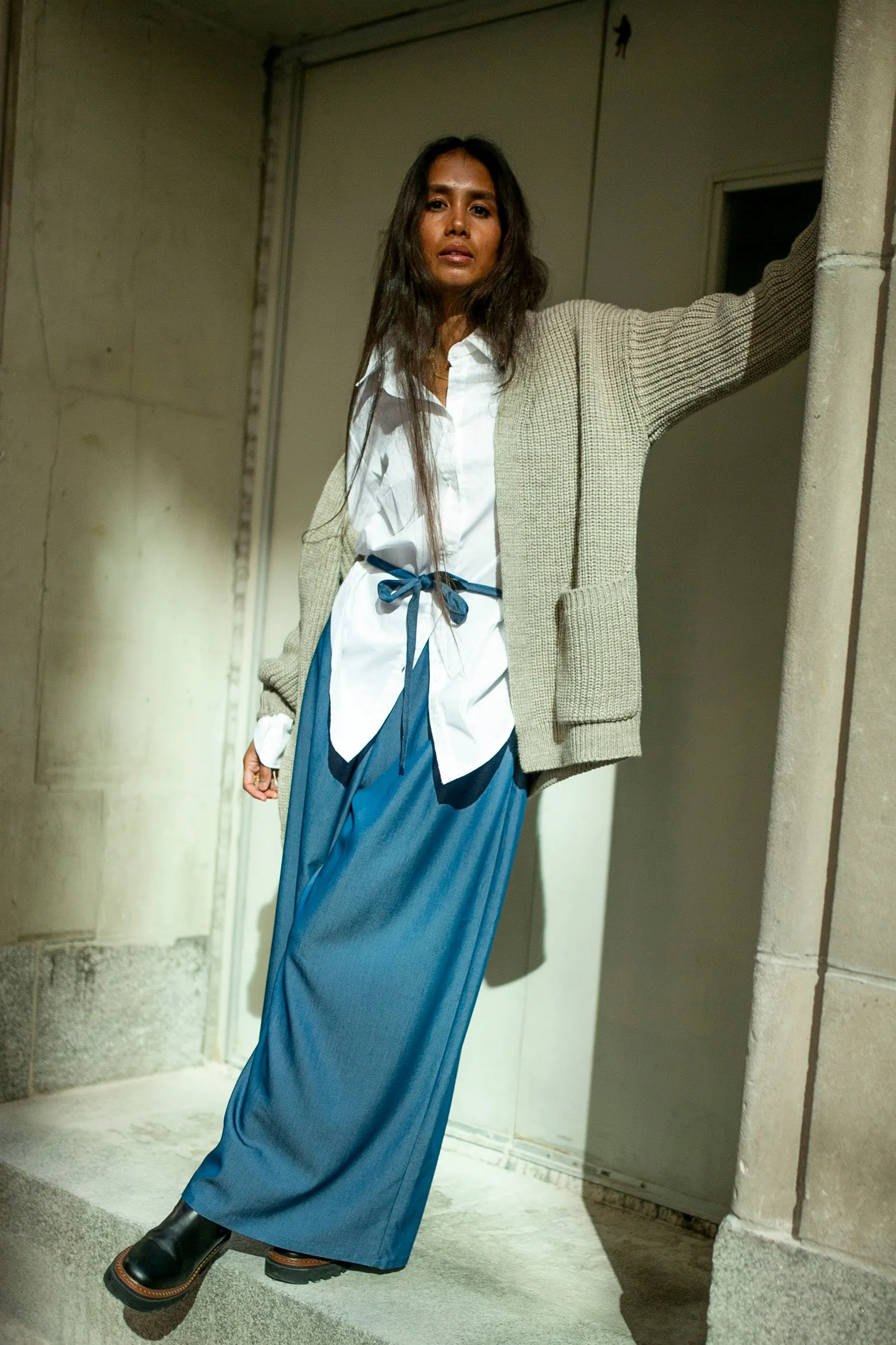 Wide-leg trousers