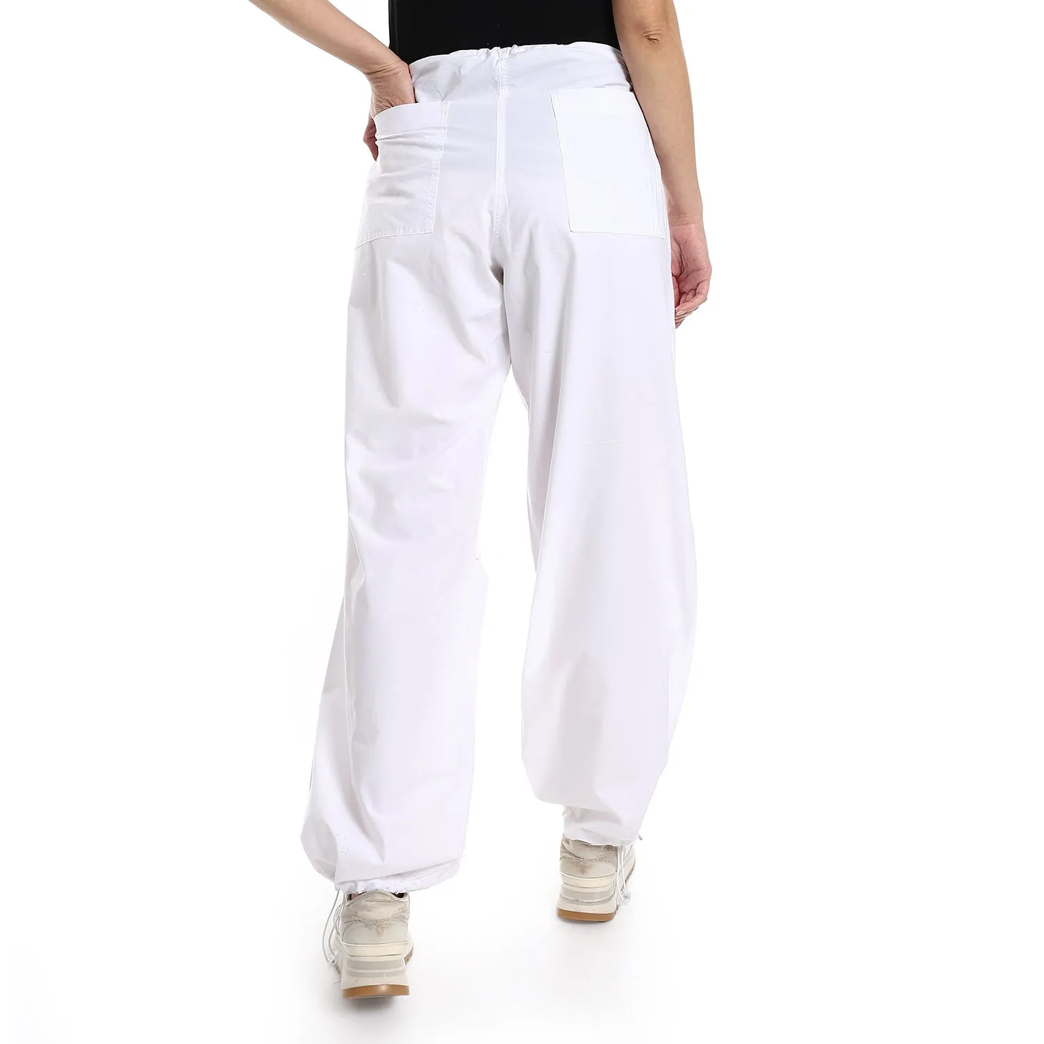 Wide Trousers With Elastic Waist - Merch