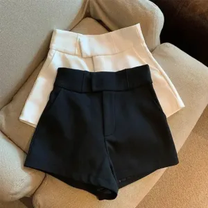 Women Shorts T2 Black Shorts Women Harajuku Elegance High Waisted Shorts A Line Slim Casual Hot Girl Straight Pants Sexy