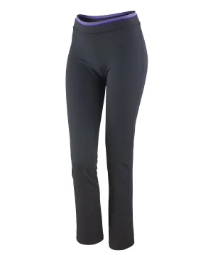 Womens fitness trousers | Black/Lavender