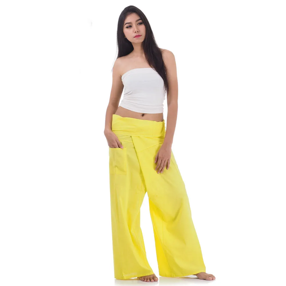 Women's Thai Fisherman Pants Golden Sunshine