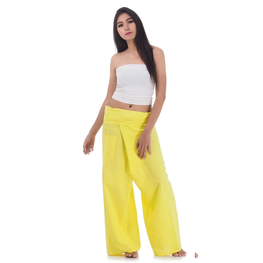 Women's Thai Fisherman Pants Golden Sunshine