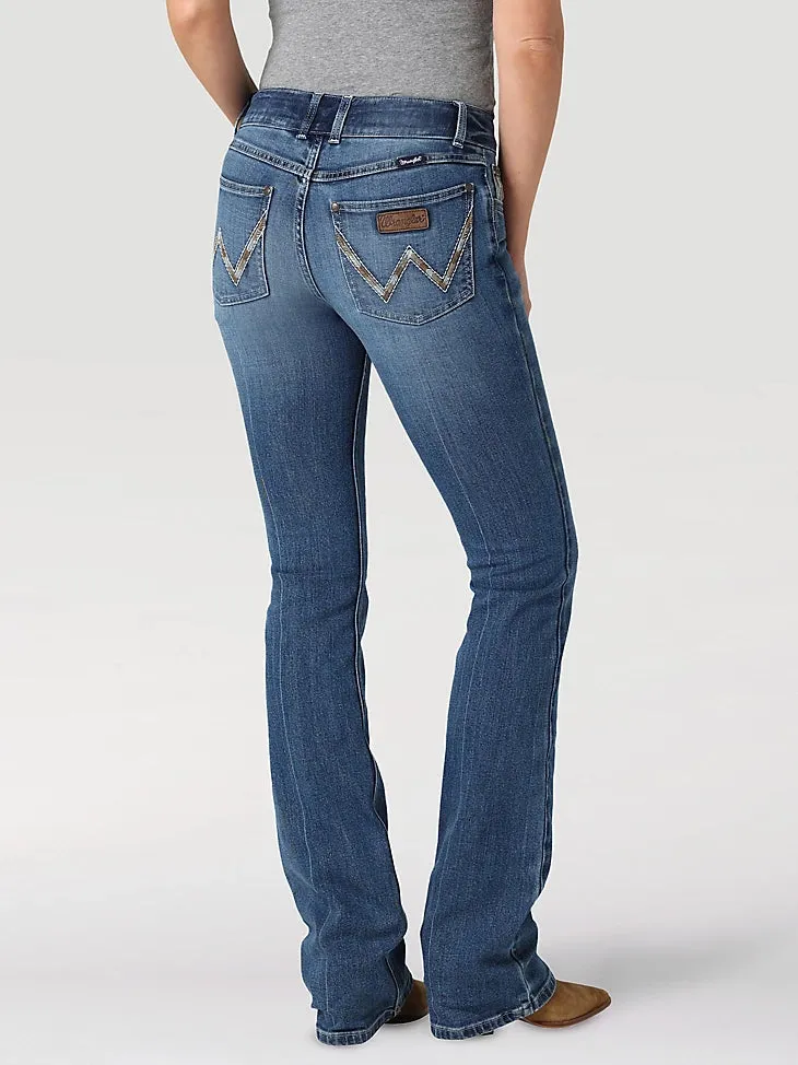 Wrangler Retro Women's Mae Boot Cut Jean In Faye